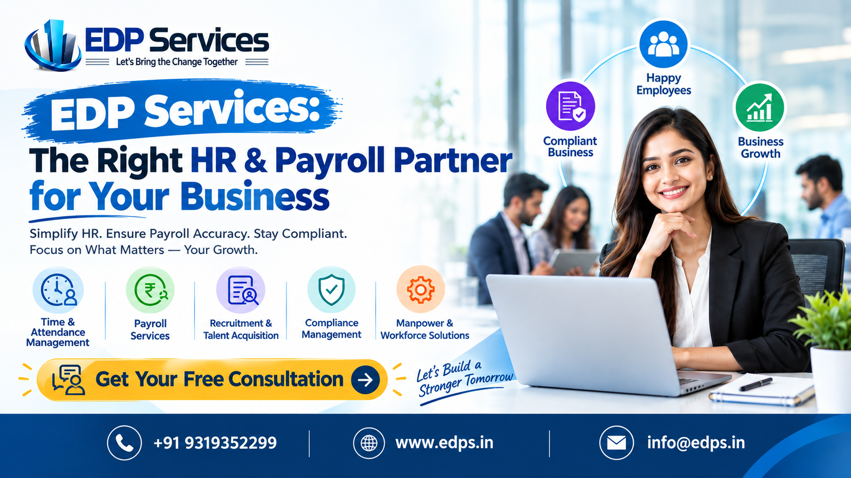 EDP Services: The Right HR & Payroll Partner for Your Business