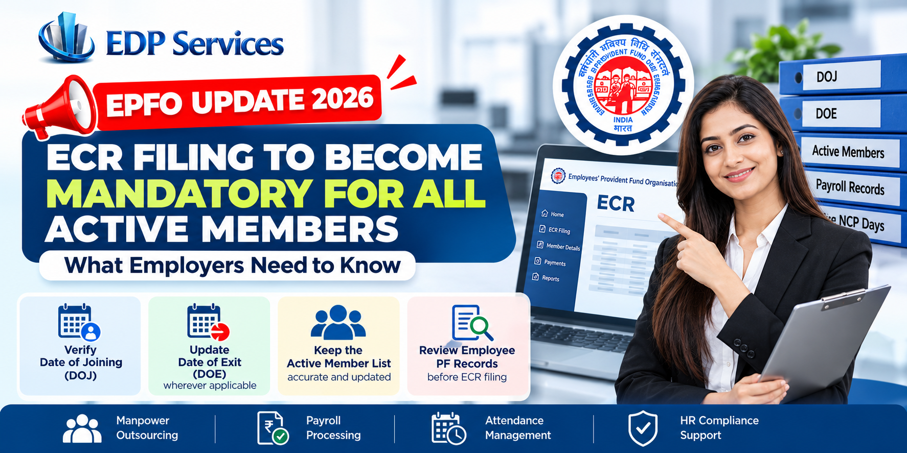 EPFO ECR Filing to Become Mandatory for All Active Members