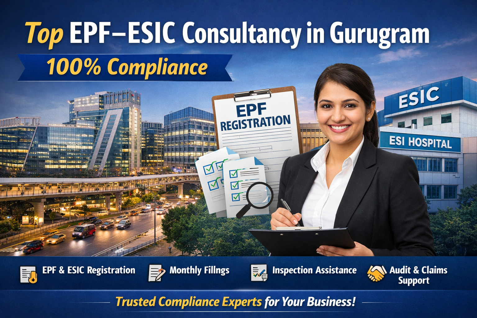 PF–ESIC Consultancy in Gurugram | PF & ESI Compliance Services