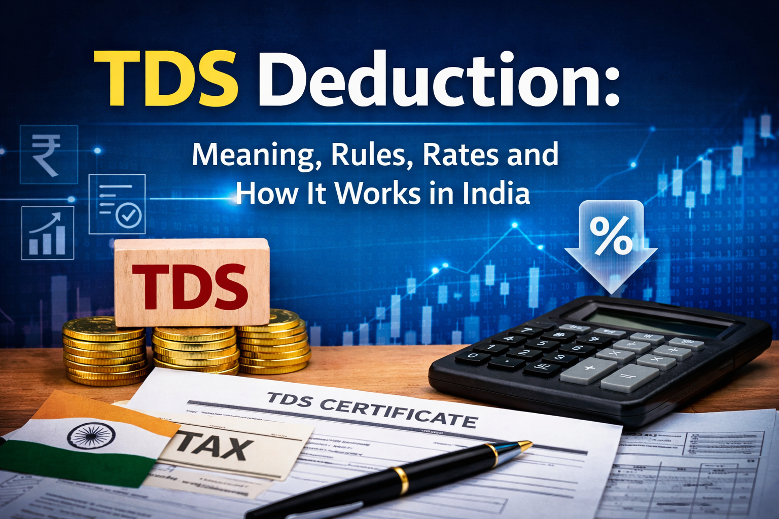 TDS Deduction: Meaning, Rules, Rates and How It Works in India